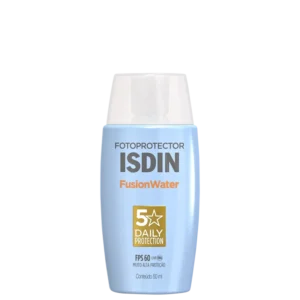 Protetor Solar ISDIN Fusion Water FPS 60 Sem Cor – Oil Control e Toque Seco